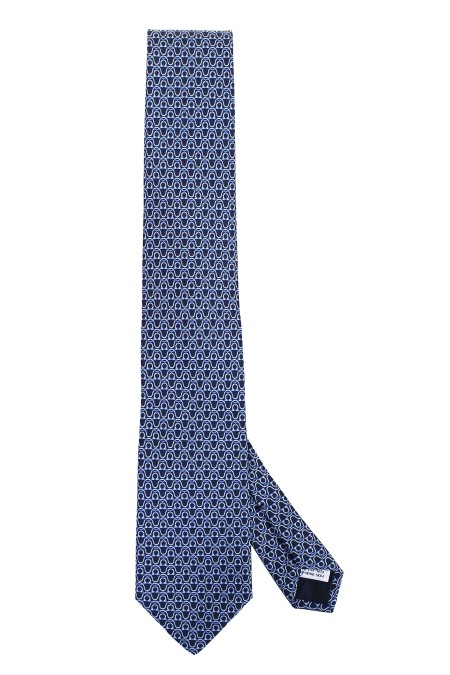 Shop SALVATORE FERRAGAMO  Cravatta: Salvatore Ferragamo cravatta in seta stampa Gancini.
Composizione: 100% seta.
Made in Italia.. 350814 RAYON-757974